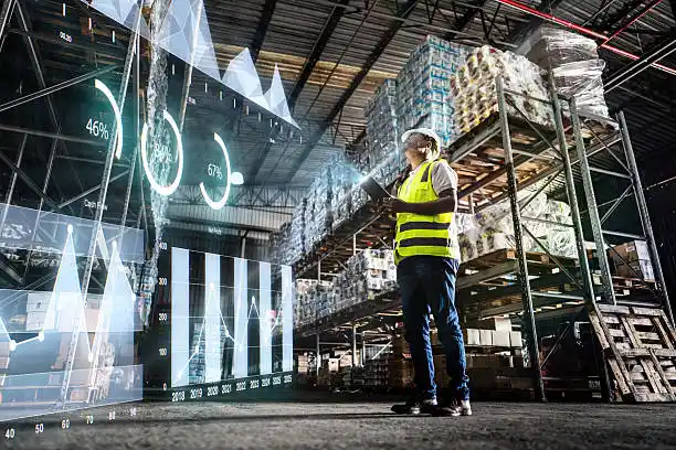 Industrial warehouse construction project